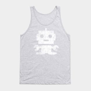 Cute Robot - Distressed Tank Top